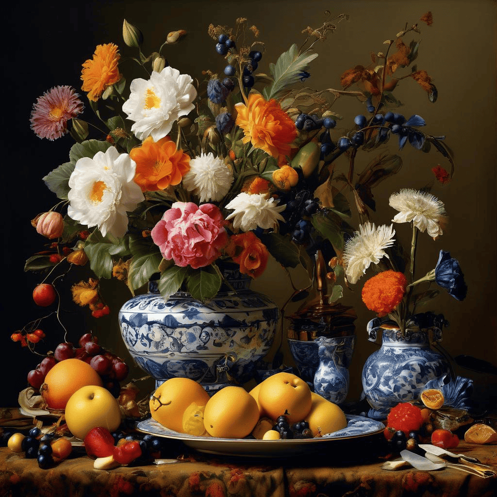Still Life with Calligraphy Plate – Feyhaman Duran
