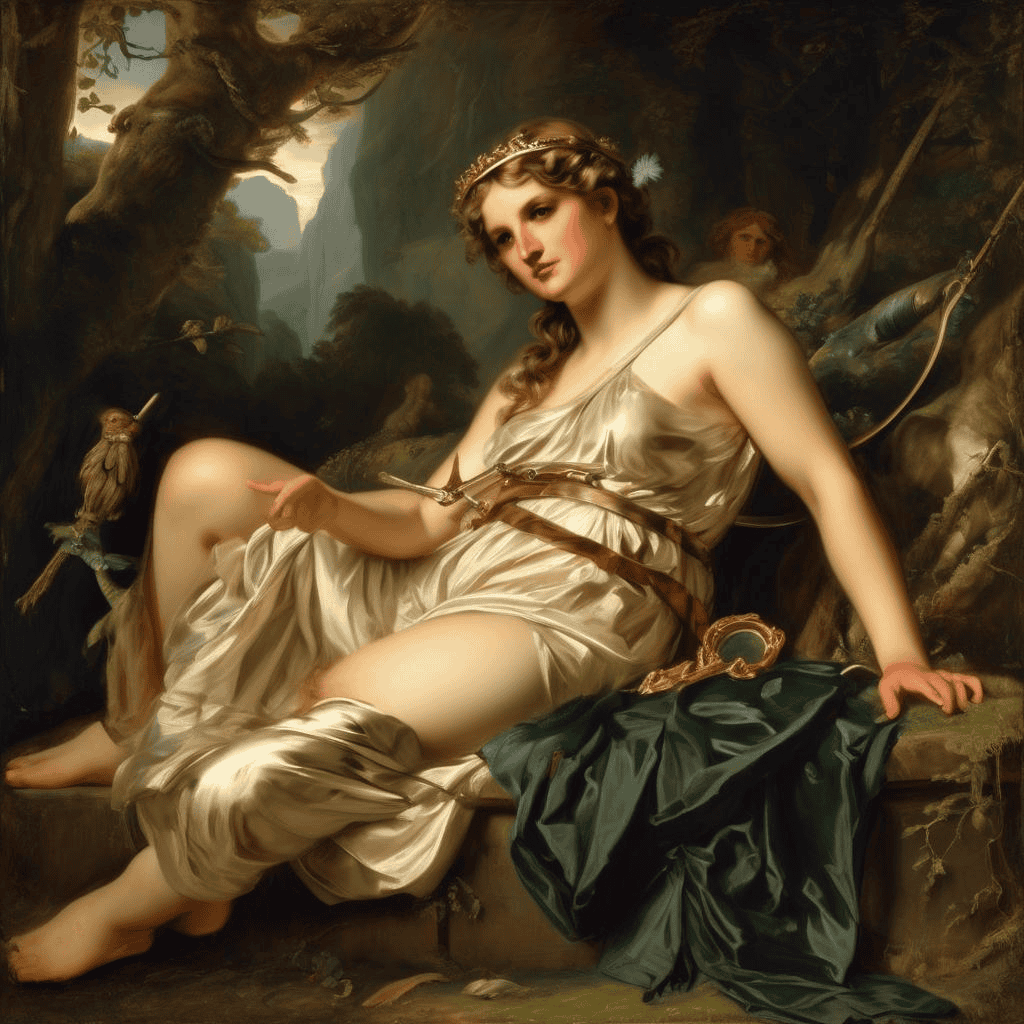 Diana’s rest – Friedrich von Amerling